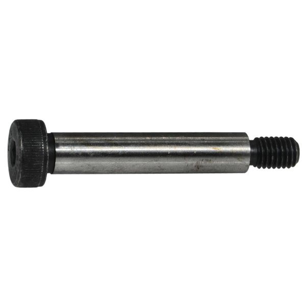 Midwest Fastener Shoulder Screw, M1.25 Thr Sz, 13mm Thr Lg, Steel, 2 PK 930747